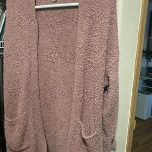 Elegant Mauve Women's Cardigan